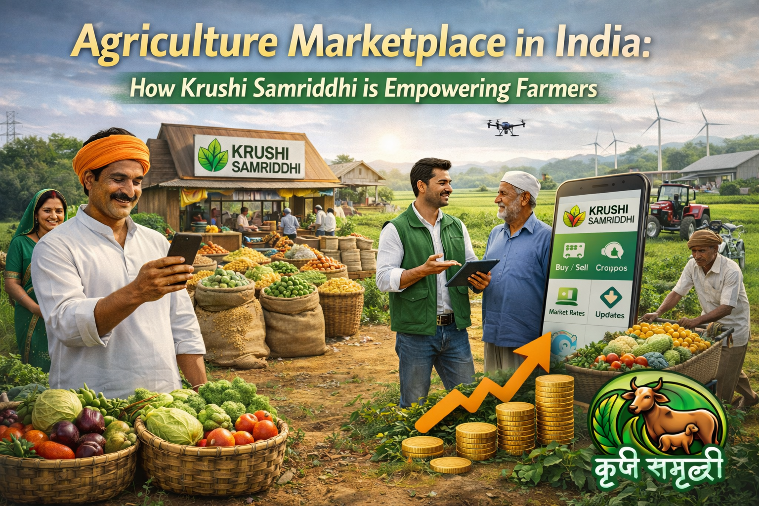 Agriculture Marketplace in India: How Krushi Samriddhi is Empowering Farmers